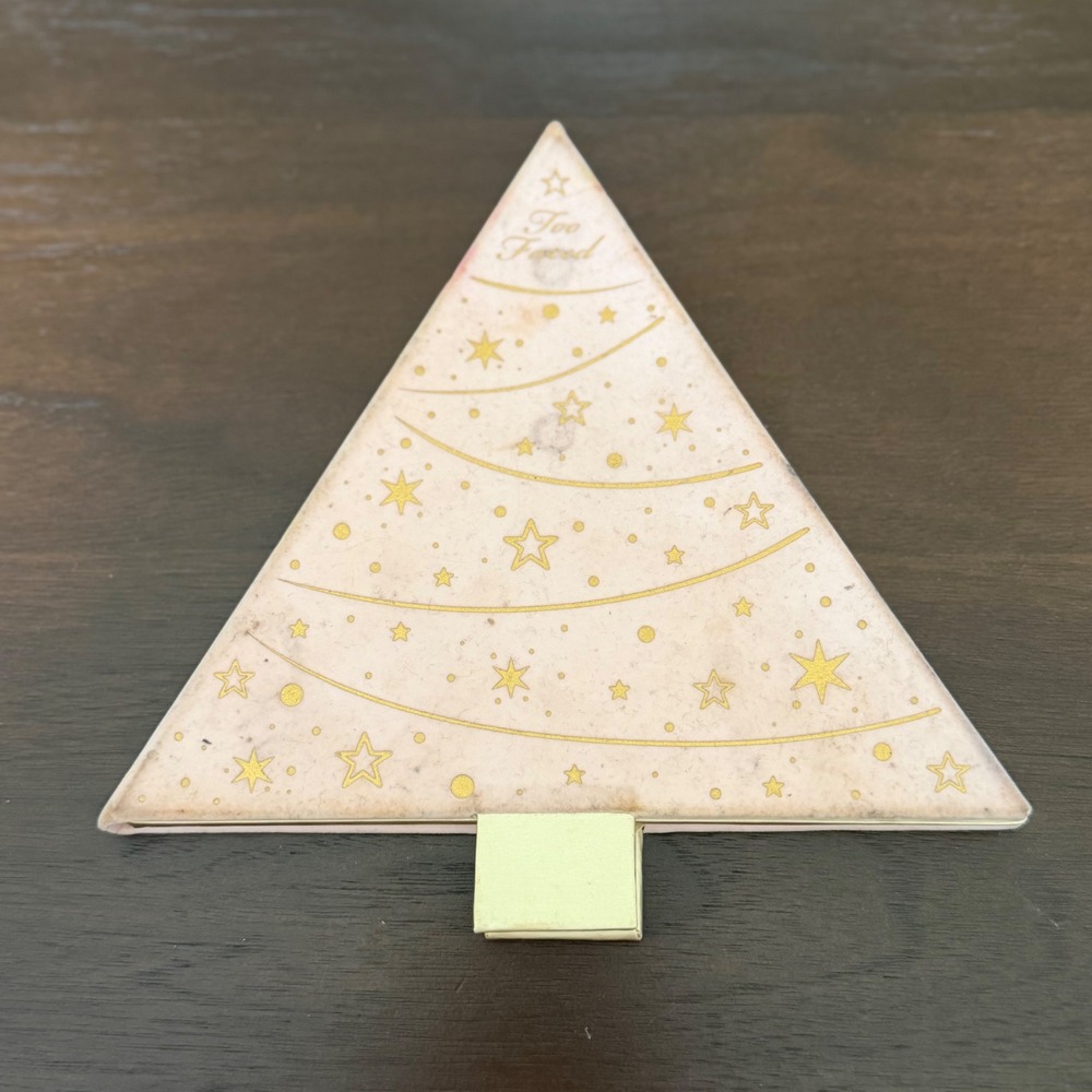Too Faced Holiday Christmas Tree Eyeshadow Palette Limited Edition Multi Color